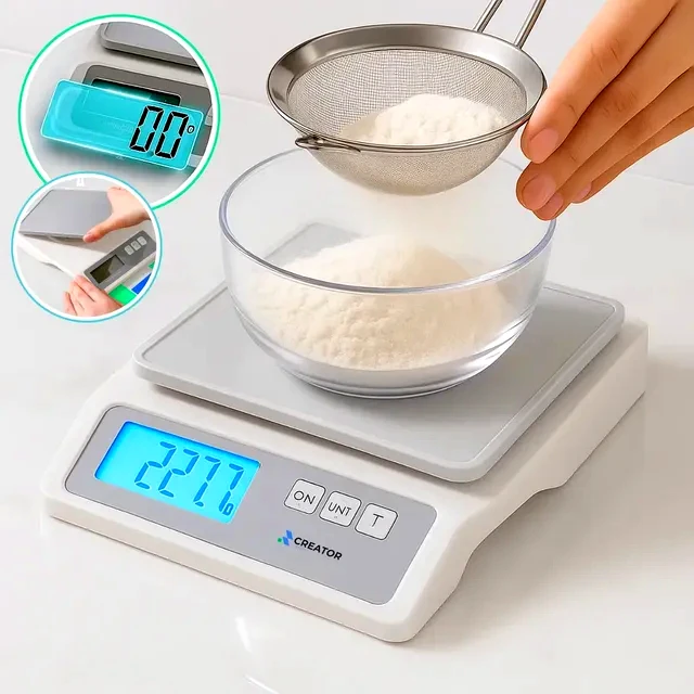 Balança de Cozinha Creator Brasil 6kg 0,1g