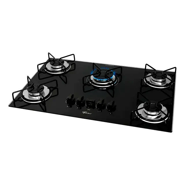 Cooktop Fischer a Gás 5 Bocas Fit Line