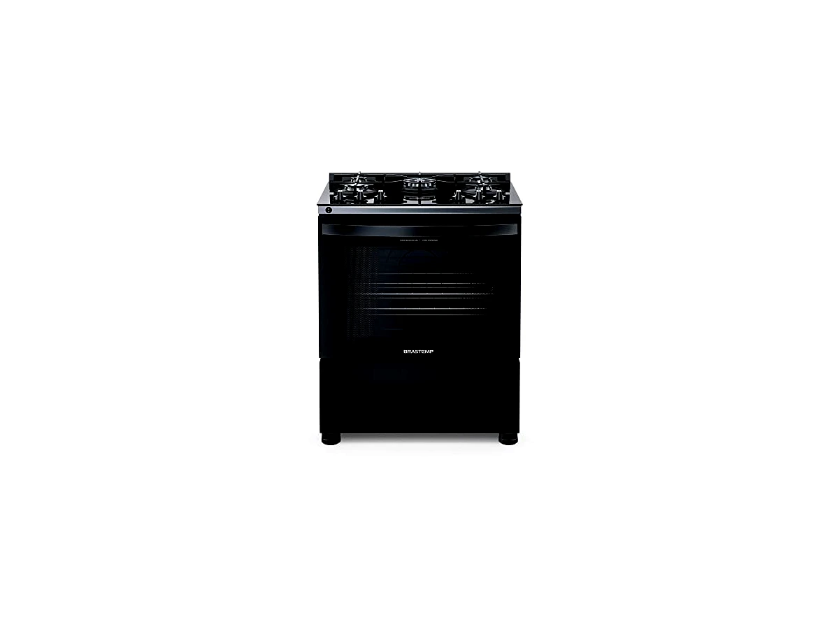 Fogão 5 Bocas de Piso Brastemp Mesa de Vidro