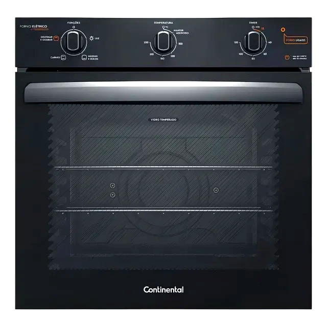 Forno Elétrico de Embutir Continental 80L OC8EM